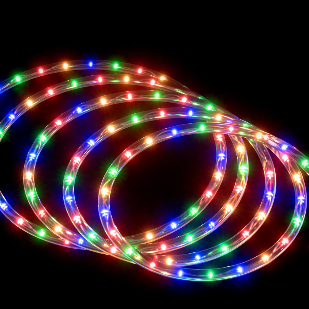 20M Christmas Lights String Rope Light Decorations 600 LED Colorful
