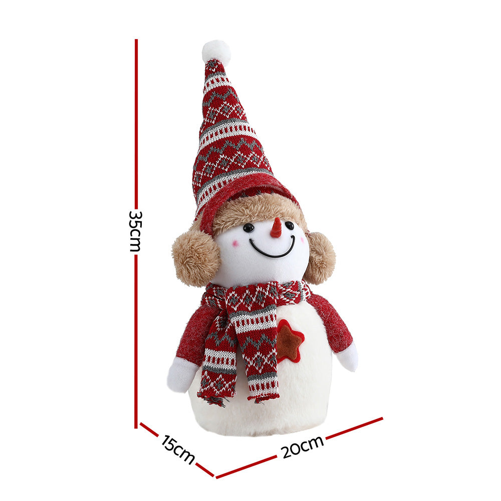 Christmas Snowman Handicraft Ornaments Party Decorations 35cm