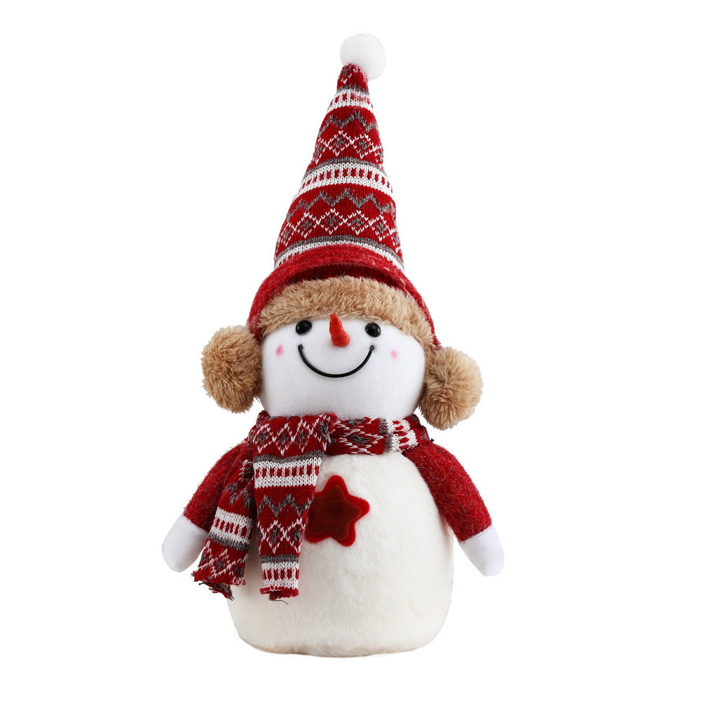 Christmas Snowman Handicraft Ornaments Party Decorations 35cm